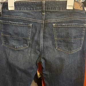 American Eagle Outfitters Dark Blue Skinny stretch Jeans 8 short
